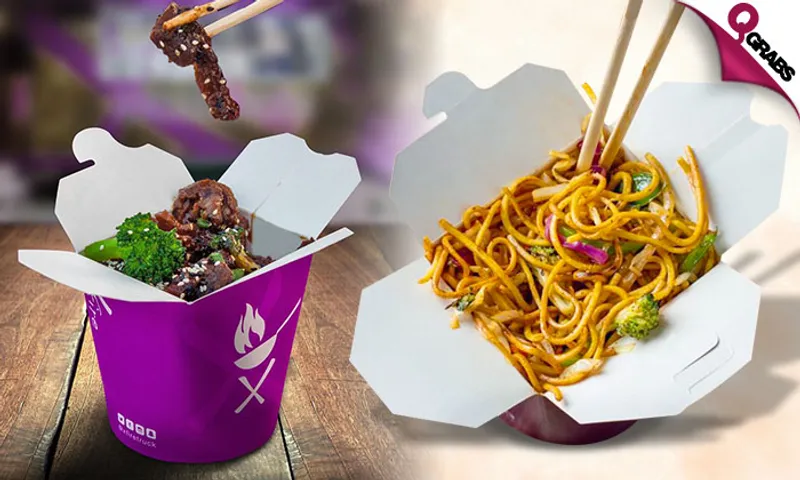 Custom Noodle Boxes at X-Fire Restaurant!